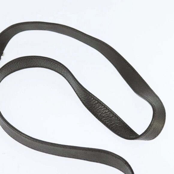 GUCCI Guccissima GG Canvas Shoulder Bag Leather Gray Gold 201538 Auth 147723 - Picture 9 of 16